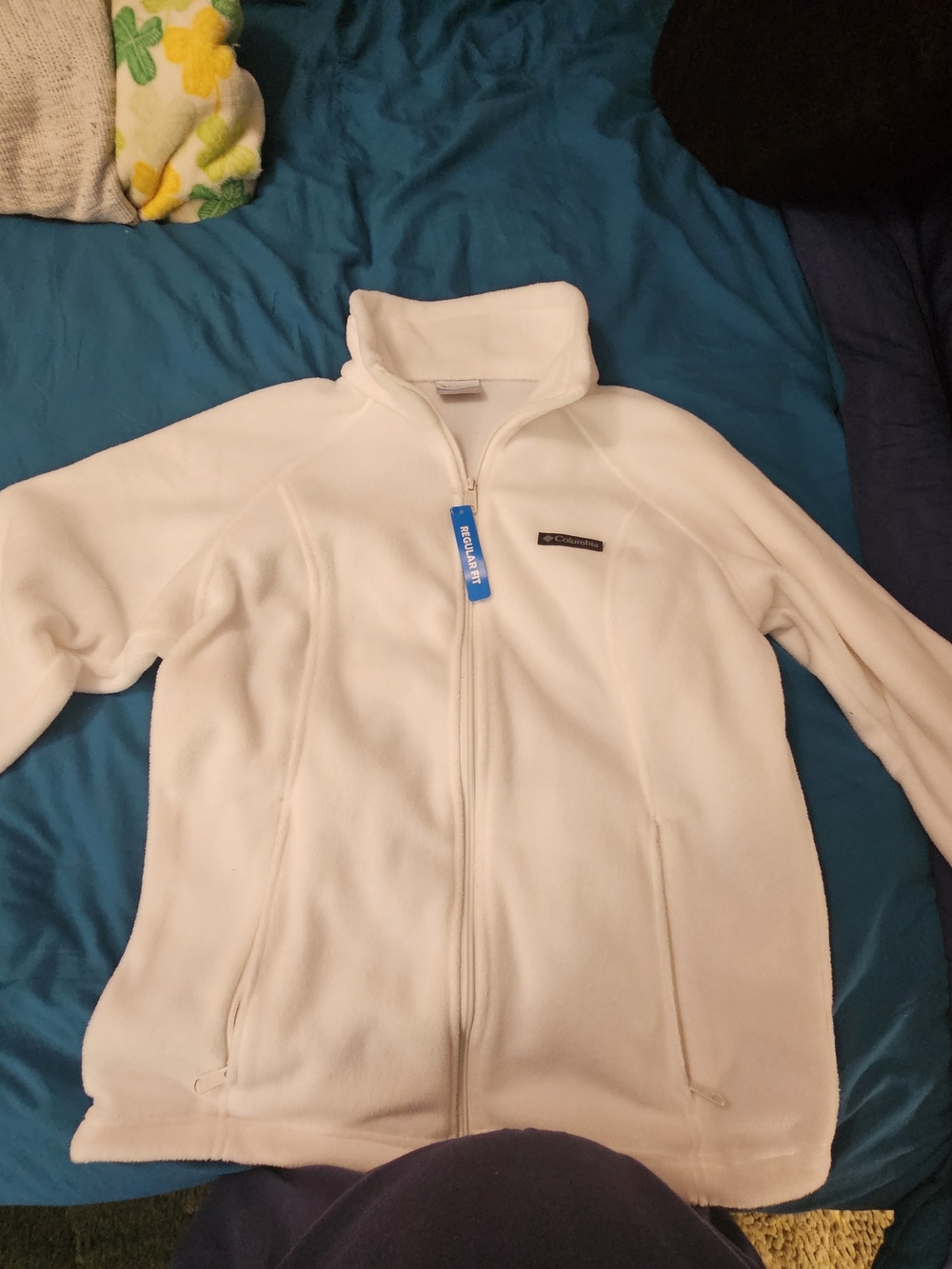 Columbia Women's White Full-Zip Fleece Jacket